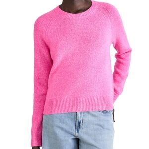 From Future 100% Cashmere Fantasy Pink Mouline Oversize Knit Sweater NWT Small